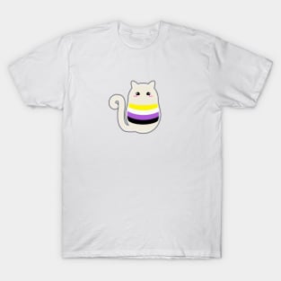 Nonbinary Pride Cat T-Shirt